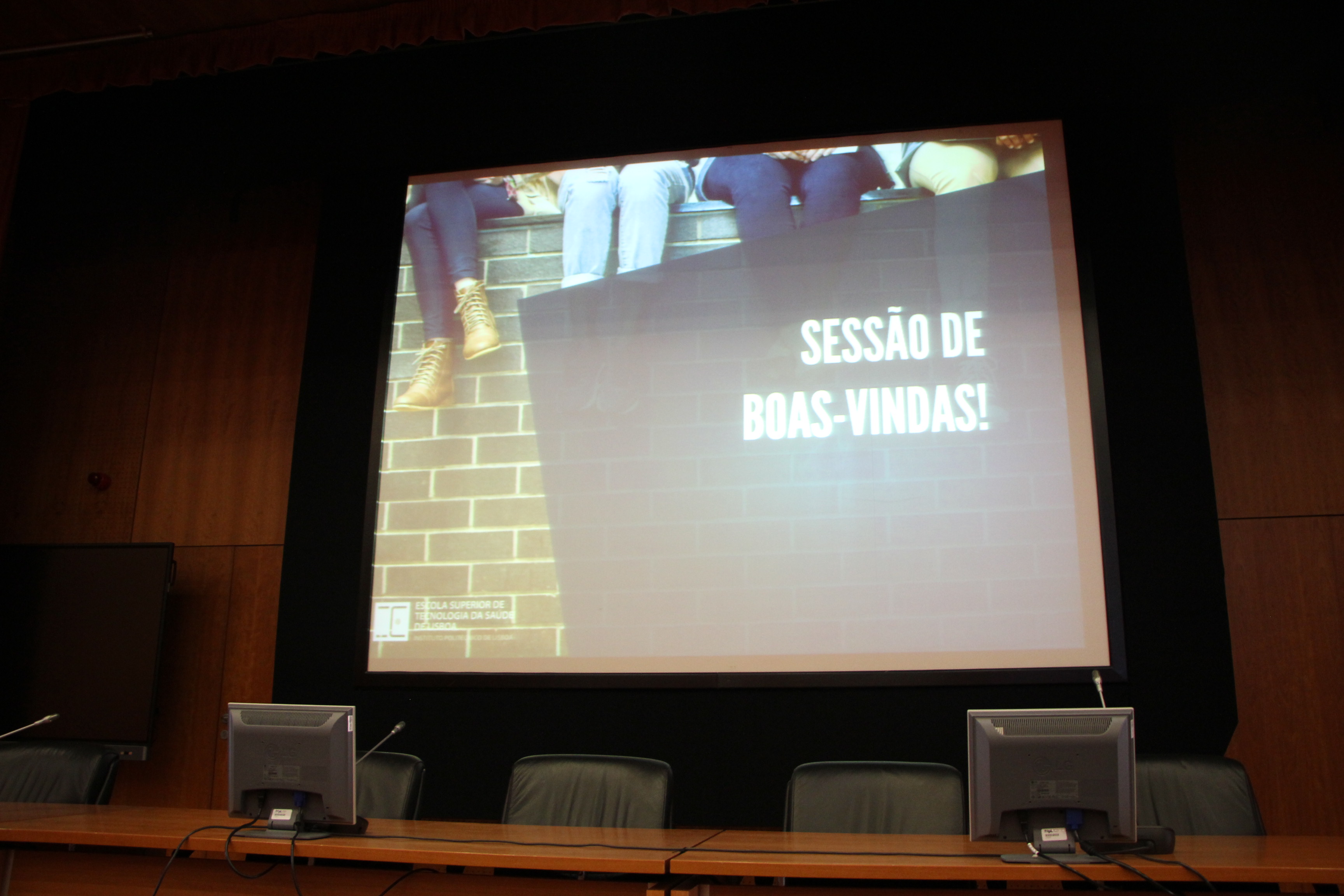 Sessão de boas vindas