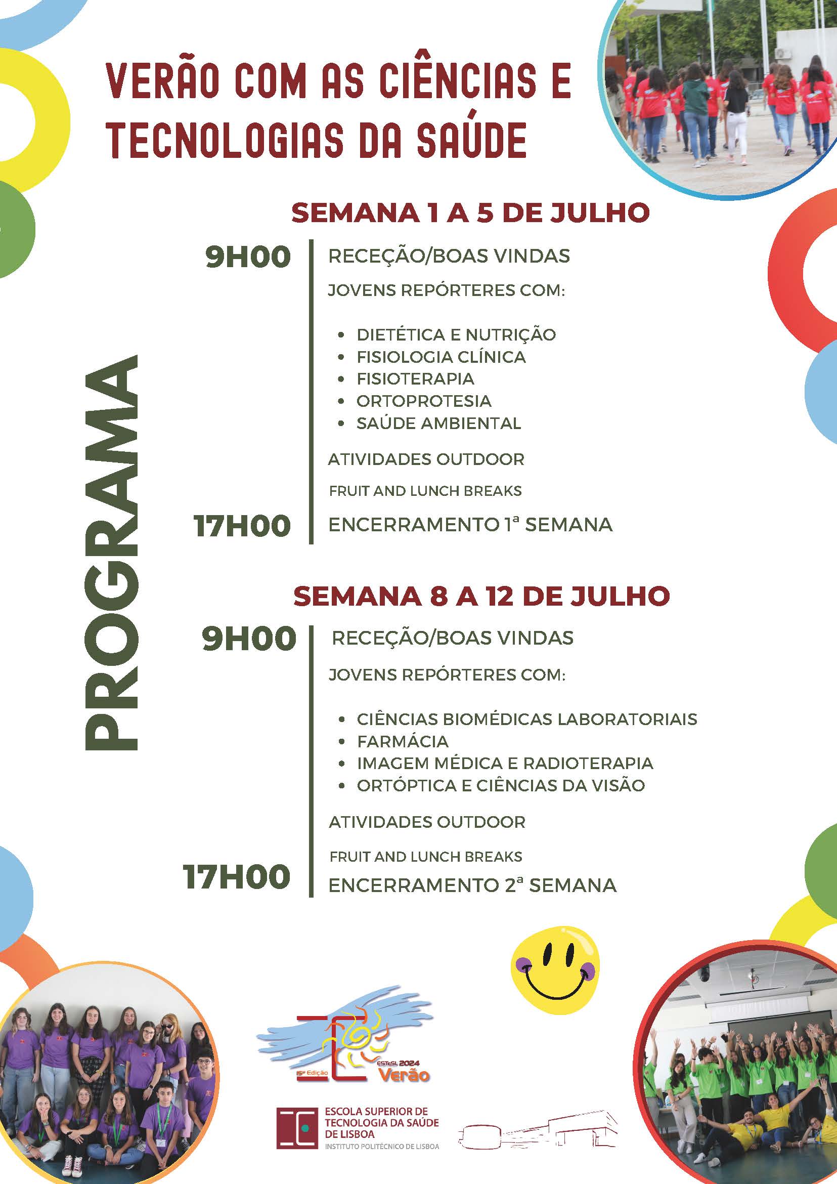 Programa Cursos de Verão ESTESL 2024