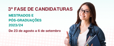 Candidaturas a mestrados e pós-graduações | 3ªfase 