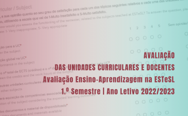 Avaliação Ensino-Aprendizagem na ESTeSL